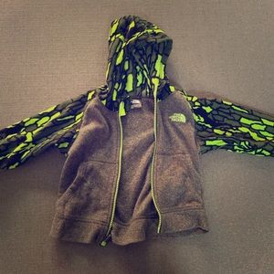 The North Face 2T fleece hoodie